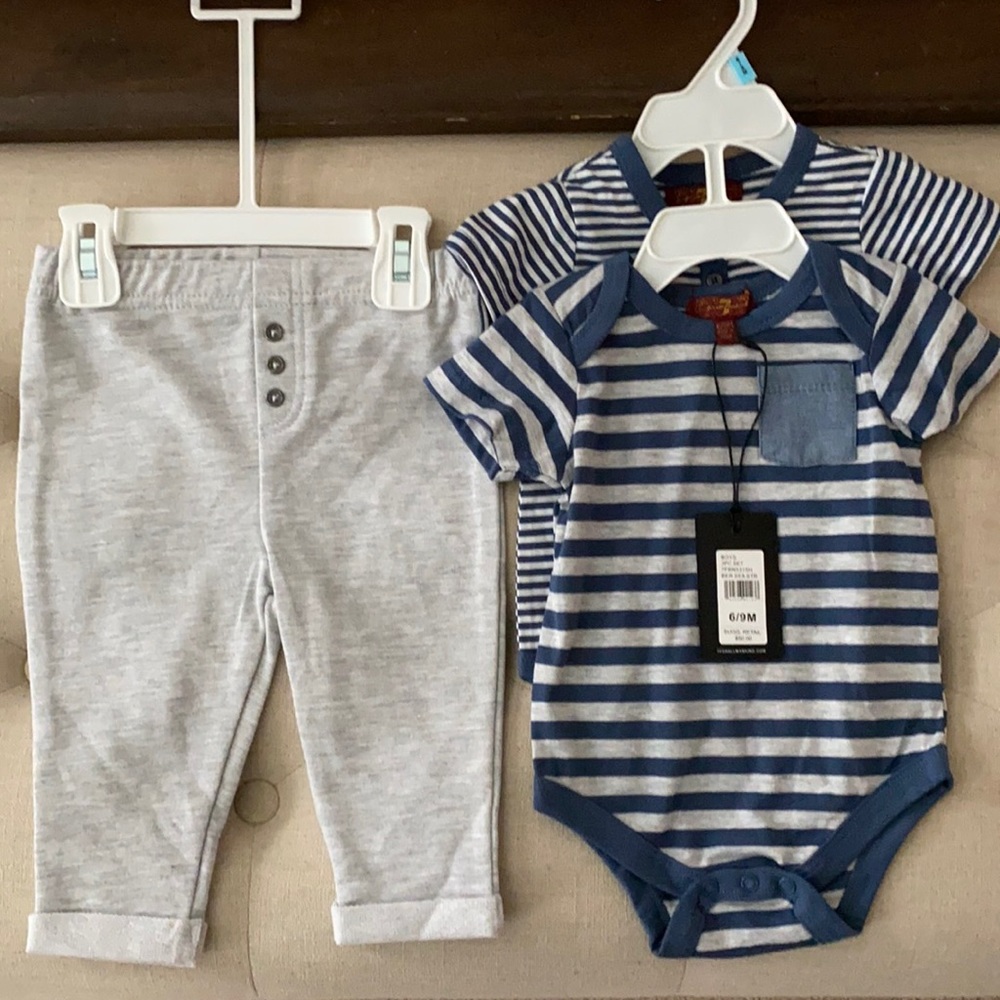 NEW WITH TAGS, 7 for All Mankind Boys 3PC Set
